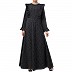 Maxi Dress with polka dots- Black Maxi Dress with polka dots- Black