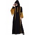 Designer abaya in Dual Color- Golden-Black Designer abaya in Dual Color- Golden-Black