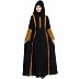 Designer abaya in Dual Color- Golden-Black Designer abaya in Dual Color- Golden-Black