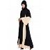 Dubai style abaya Dress- Fawn-Black Dubai style abaya Dress- Fawn-Black