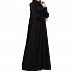 Loose fit Abaya with  pearl lace work- Black Loose fit Abaya with  pearl lace work- Black