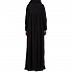 Loose fit Abaya with  pearl lace work- Black Loose fit Abaya with  pearl lace work- Black