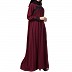 Loose fit abaya with pearl lace work- Maroon Loose fit abaya with pearl lace work- Maroon