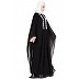 Designer kaftan abaya - Black lacey maxi dress Designer kaftan abaya - Black lacey maxi dress