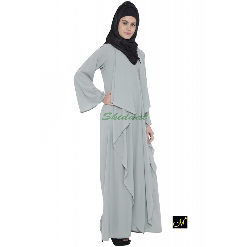 Buy designer abaya online in India Sea green color