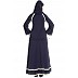 Layered Designer abaya - Blue Layered Designer abaya - Blue