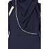Layered Designer abaya - Blue Layered Designer abaya - Blue