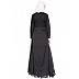 Layered abaya- Black lacey prayer set  Layered abaya- Black lacey prayer set