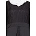 Layered abaya- Black lacey prayer set  Layered abaya- Black lacey prayer set