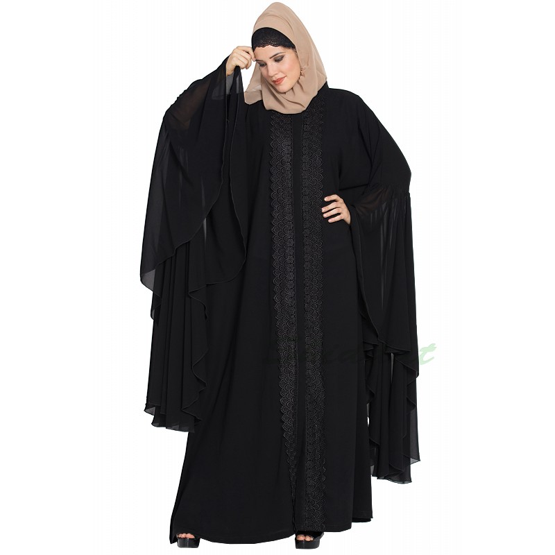 abaya designs front open