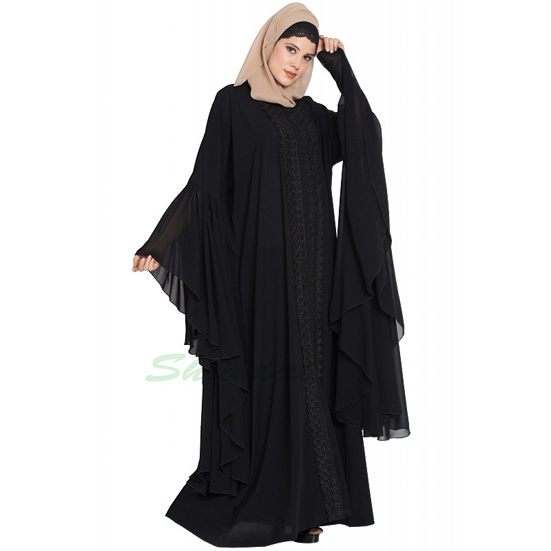 abaya designs front open