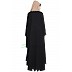 Designer front-open abaya with Lacework