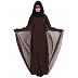 Designer Shrug Abaya- Brown