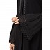 Designer front open Abaya- Black Designer front open Abaya- Black