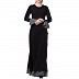 Dual colored Designer Umbrella abaya- Black-Grey Dual colored Designer Umbrella abaya- Black-Grey
