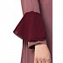 Dual colored Designer Umbrella abaya- Puce Pink Dual colored Designer Umbrella abaya- Puce Pink