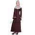 Loose Fit Abaya- Dark Burundi  Loose Fit Abaya- Dark Burundi