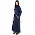 Loose Fit Abaya- Navy Blue Loose Fit Abaya- Navy Blue