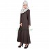 Umbrella cut abaya- Shadow Grey