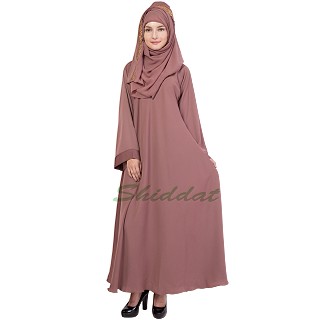 Umbrella Abaya- Oriental Pink