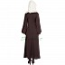 Umbrella cut abaya- Chocolate color