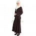 Umbrella cut abaya- Chocolate color