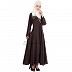 Umbrella cut abaya- Chocolate color