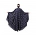 Irani kaftan with Floral print- Blue-White Irani kaftan with Floral print- Blue-White