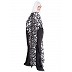Islamic Dress- Kaftan with floral motifs Islamic Dress- Kaftan with floral motifs