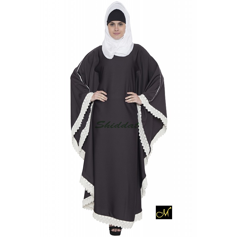white kaftan abaya