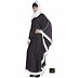 Kaftan Abaya with white lace border   Kaftan Abaya with white lace border