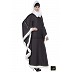 Kaftan Abaya with white lace border   Kaftan Abaya with white lace border