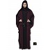 Kaftan Burqa - Black and Maroon