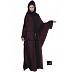 Kaftan Burqa - Black and Maroon