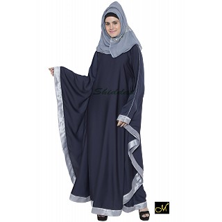 Kaftan Abaya - Navy Blue