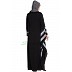 Kaftan style abaya- Black-Grey Kaftan style abaya- Black-Grey