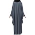Kaftan abaya with pleats- Grey Kaftan abaya with pleats- Grey