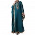Royal Nida Kaftan Dress- Green Royal Nida Kaftan Dress- Green