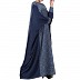 Designer printed Kaftan abaya- Blue-Multi color Designer printed Kaftan abaya- Blue-Multi color
