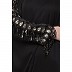 Designer Kaftan abaya with lacework- Black Designer Kaftan abaya with lacework- Black