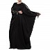 Designer Kaftan abaya with lacework- Black Designer Kaftan abaya with lacework- Black