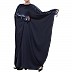 Designer Kaftan abaya with lacework- Navy Blue Designer Kaftan abaya with lacework- Navy Blue