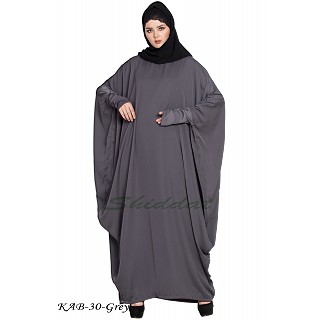 Free size kaftan abaya- Grey