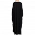 Kaftan abaya with Chikan embroidery work- Black Kaftan abaya with Chikan embroidery work- Black