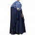 Irani Kaftan with printed fabric- Blue Irani Kaftan with printed fabric- Blue