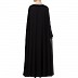 Occasion wear abaya with Embroidery work- Black