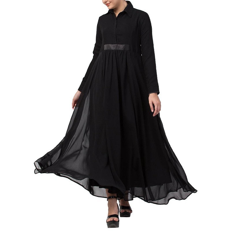 BLACK DESIGNER FANCY GOWN