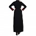 Designer Shrug abaya- Maroon-Black