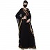Designer Georgette kaftan with an Inner abaya- Black Designer Georgette kaftan with an Inner abaya- Black