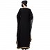 Designer Georgette kaftan with an Inner abaya- Black Designer Georgette kaftan with an Inner abaya- Black